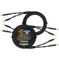 Canare 4S11 Star-Quad Speaker Cable Pair with Gold Banana Connectors L445862