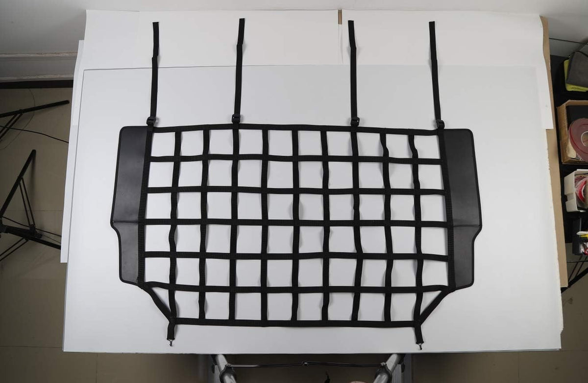 Car Trunk Isolation Net, Cargo Net for Jeep Wrangler JK and JL, JT 2007-2021 Pack of 2 B5497