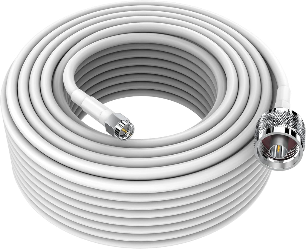 N Male to N Male Coaxial Cable, 50 Ft / 15 Meter C910