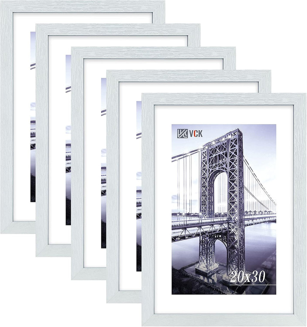 18x24 Poster Frame in Black with Polished Plexiglass Set of 5 D3316