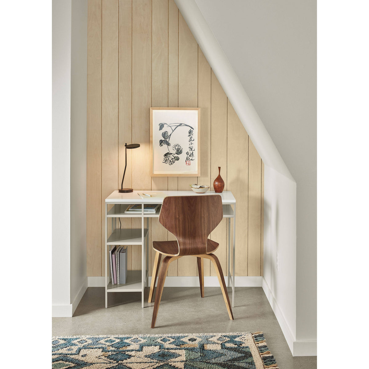 Indigo Pike Side Chair with Metal Base H5516