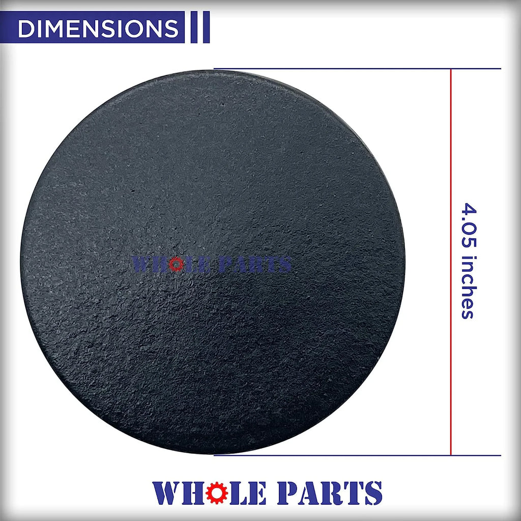Black Left Front Burner Cap O72671