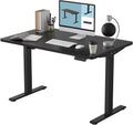 Electric Height Adjustable Desk 55 x 28 Inches White Top O48206