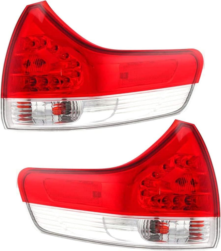 Pair Rear Tail Lights for Toyota Sienna Y274580