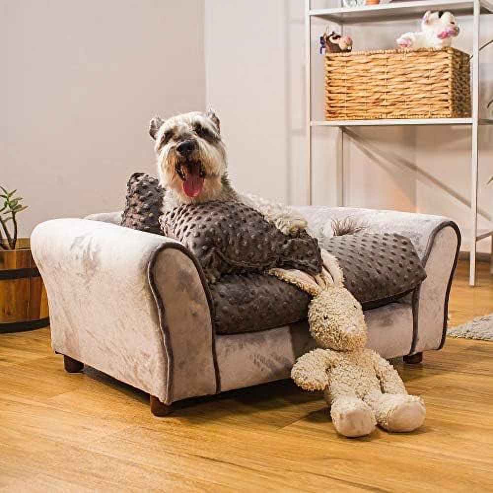 Charcoal Medium Pet Sofa Bed Q15513