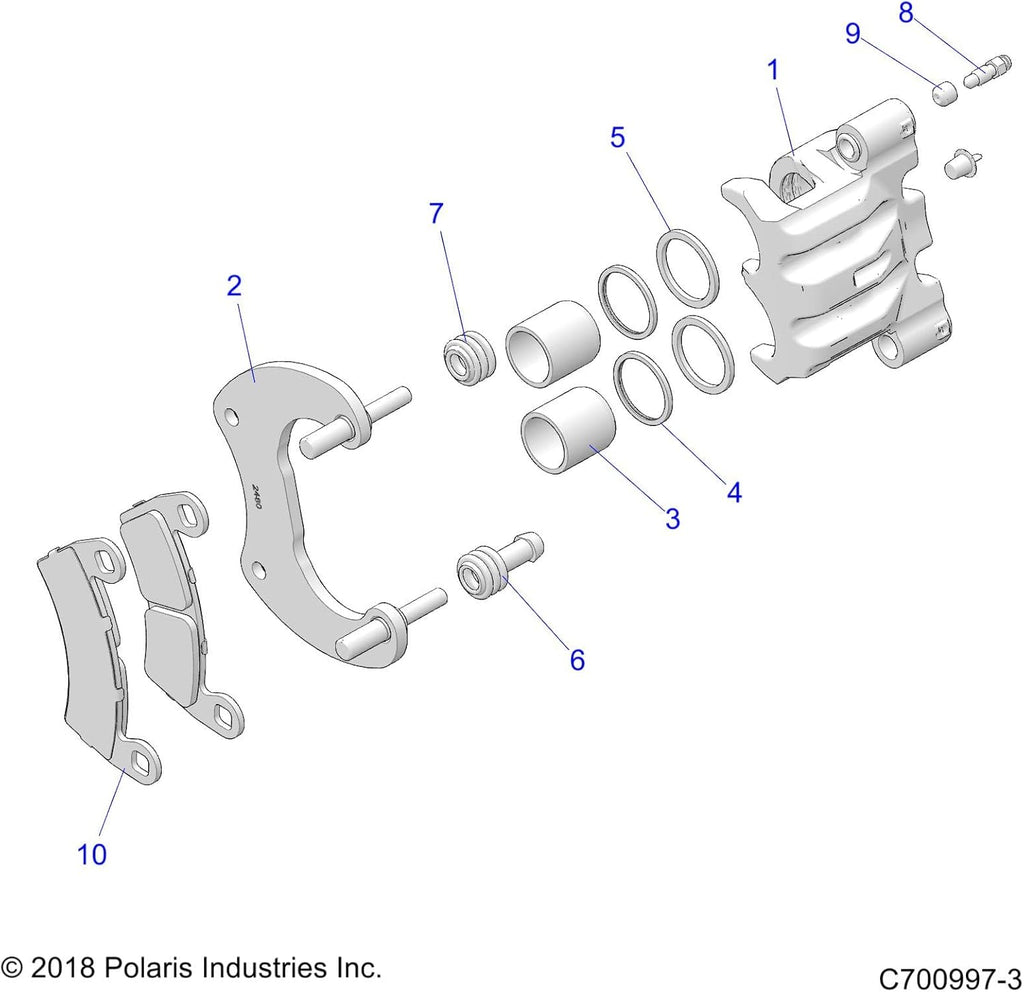 Brake Caliper Assembly I332516