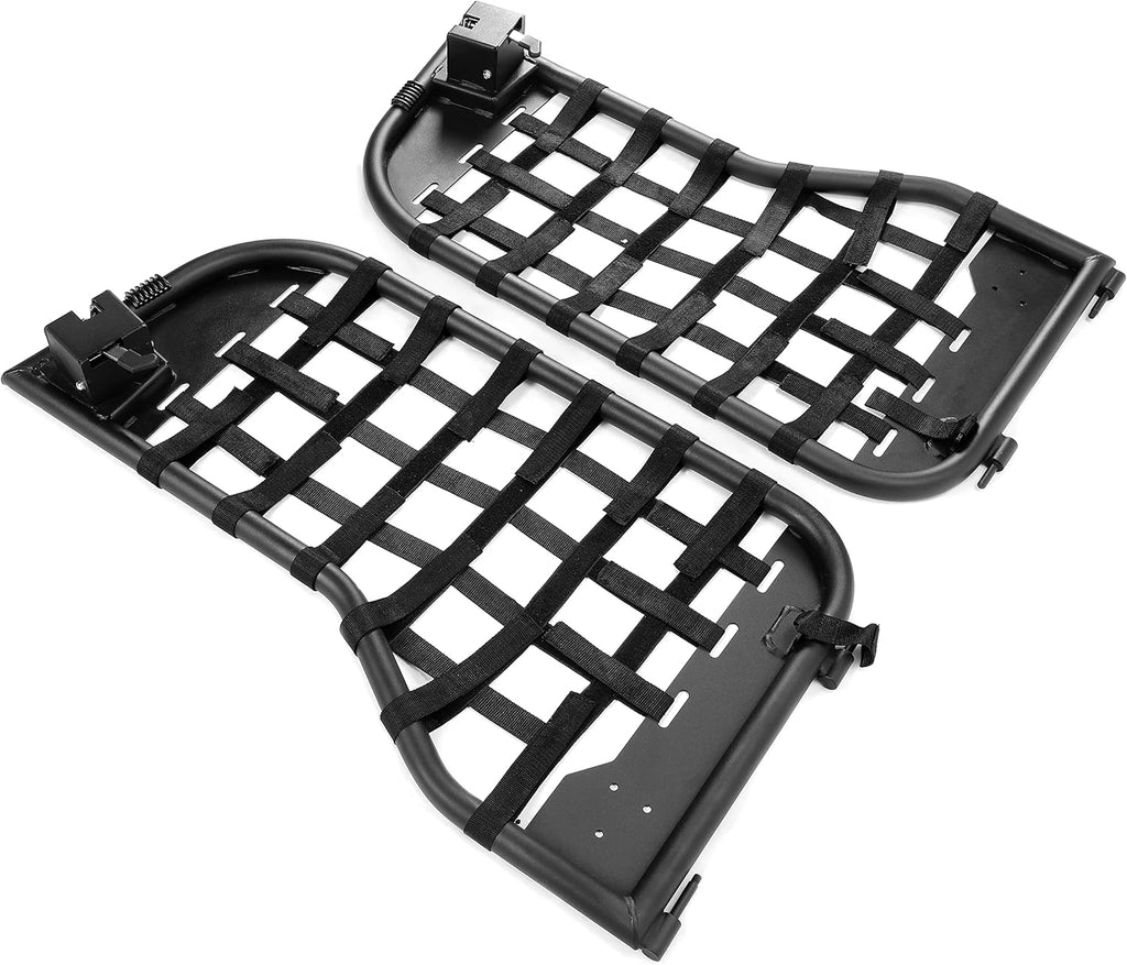 Steel Tubular Trail Door with Side Mirror O97856