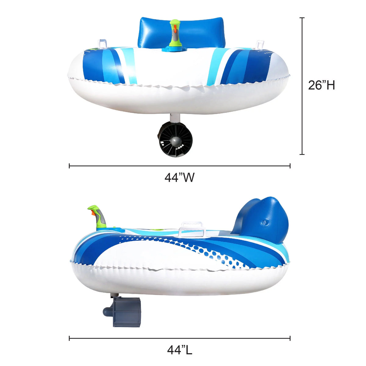 Motorized Battery Powered Inflatable Pool Water Float S532