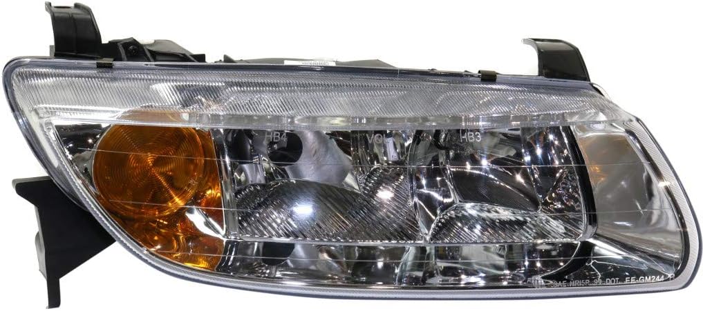 Passenger Side Headlight for Saturn L-Series Sedan 2000 2001 2002, Pack of 2 H919237
