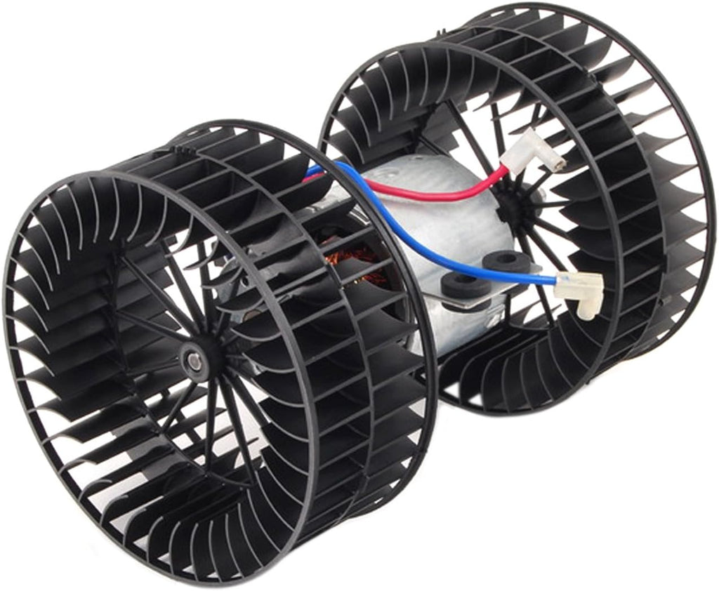 Front Heater Blower Motor with Dual Fan Cage Pack of 2 T2258