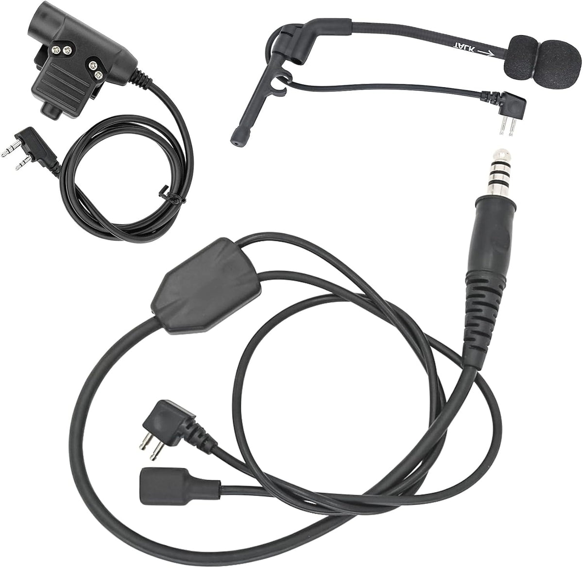 2 Pack PTT Boom Microphone for Headsets M29894