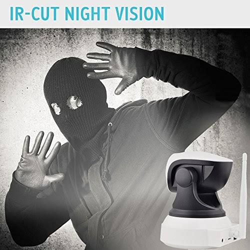 720p WiFi Security Camera with Pan/Tilt and 2-Way Audio Z284