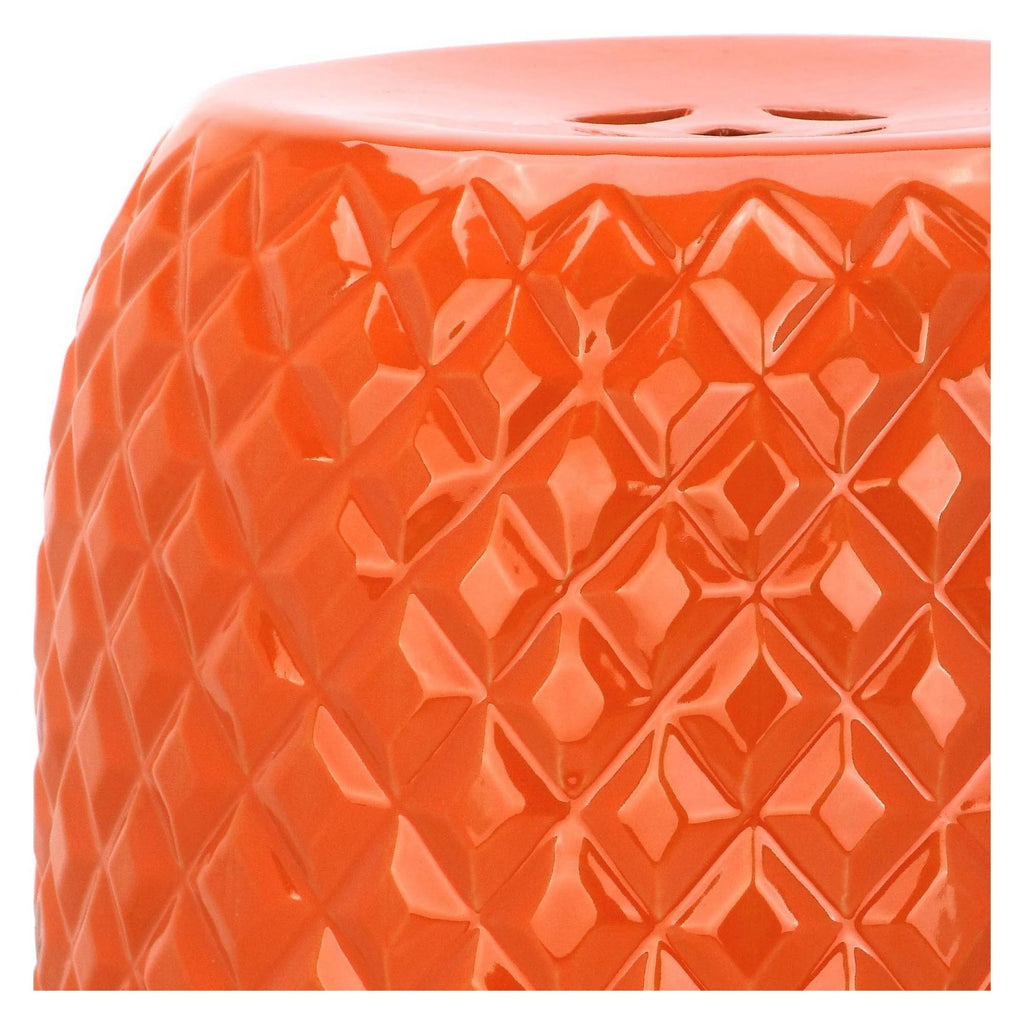 Orange Garden Stool Y8302