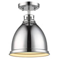 Chrome Flush Mount Light G877