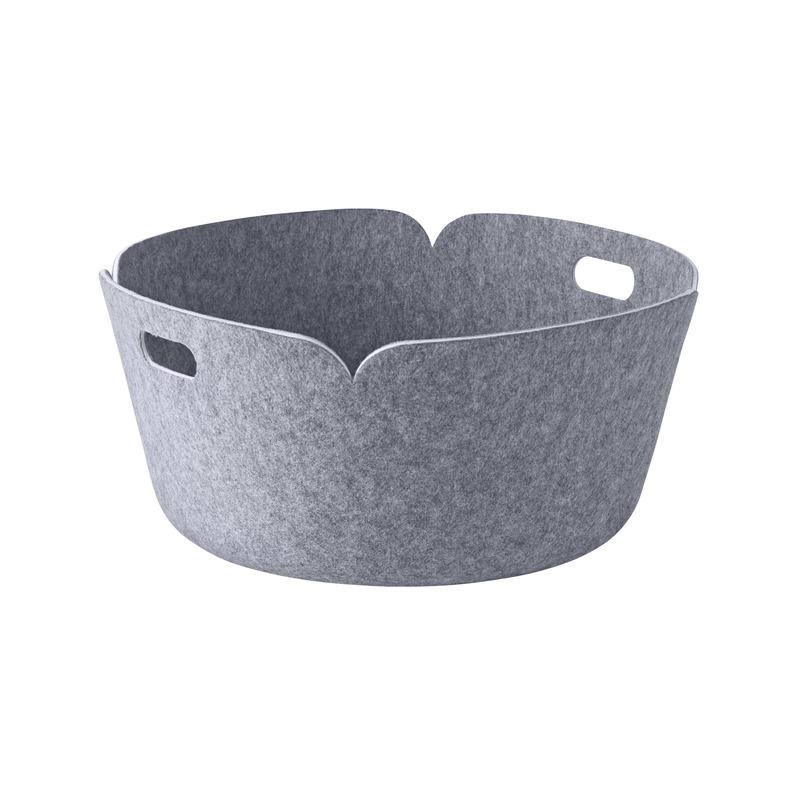 Midnight Blue Round Basket S2618