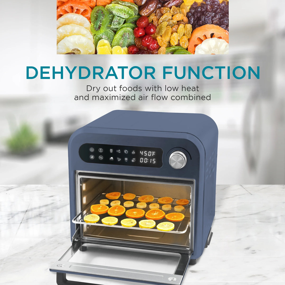 Slate Blue 10 L Air Fryer Oven U58958