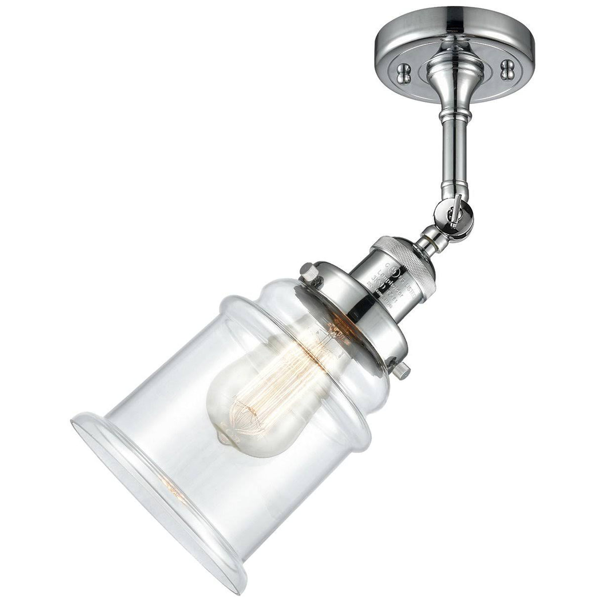 Chrome Semi Flush Mount Light L50933