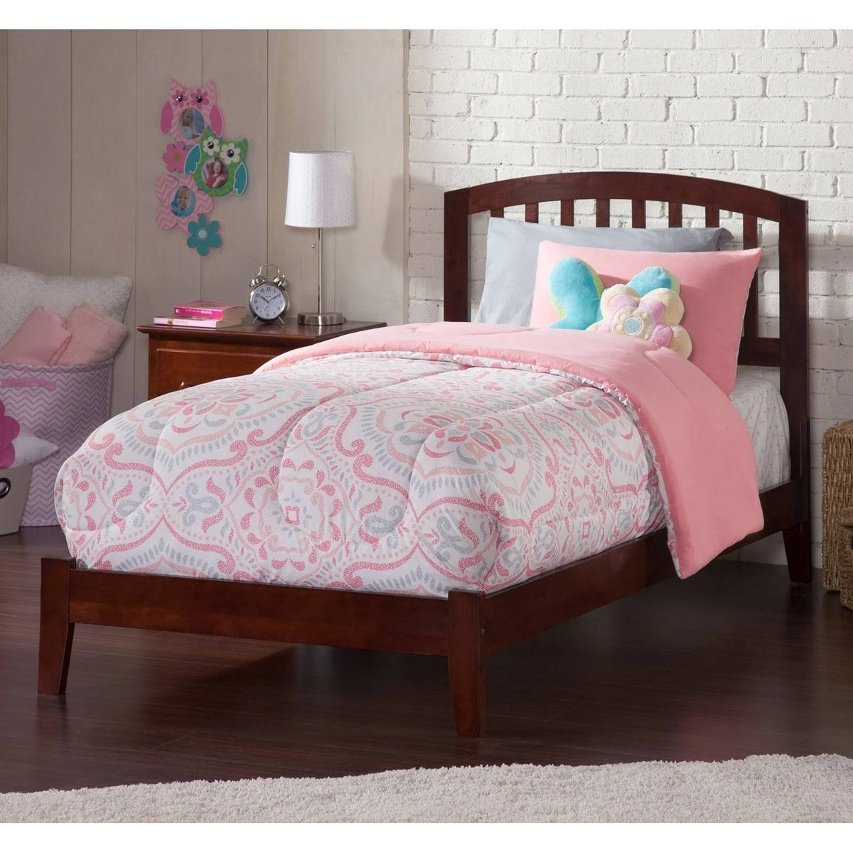 Twin Bed in Walnut L41618