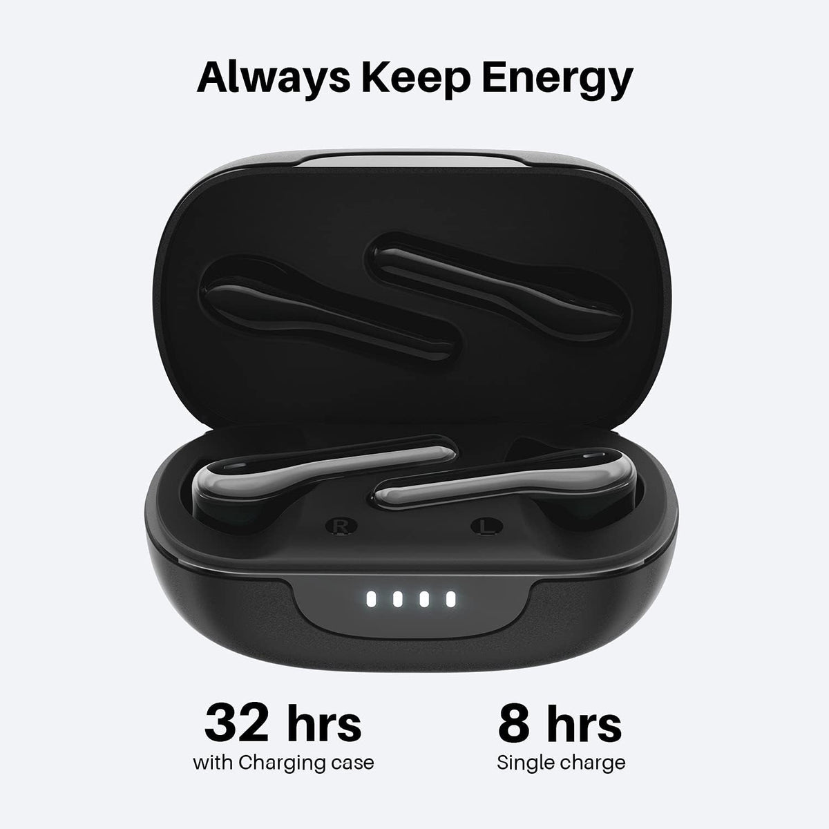 Wireless Earbuds with Bluetooth 5.2, 32H Playtime, Pack of 2 N2126