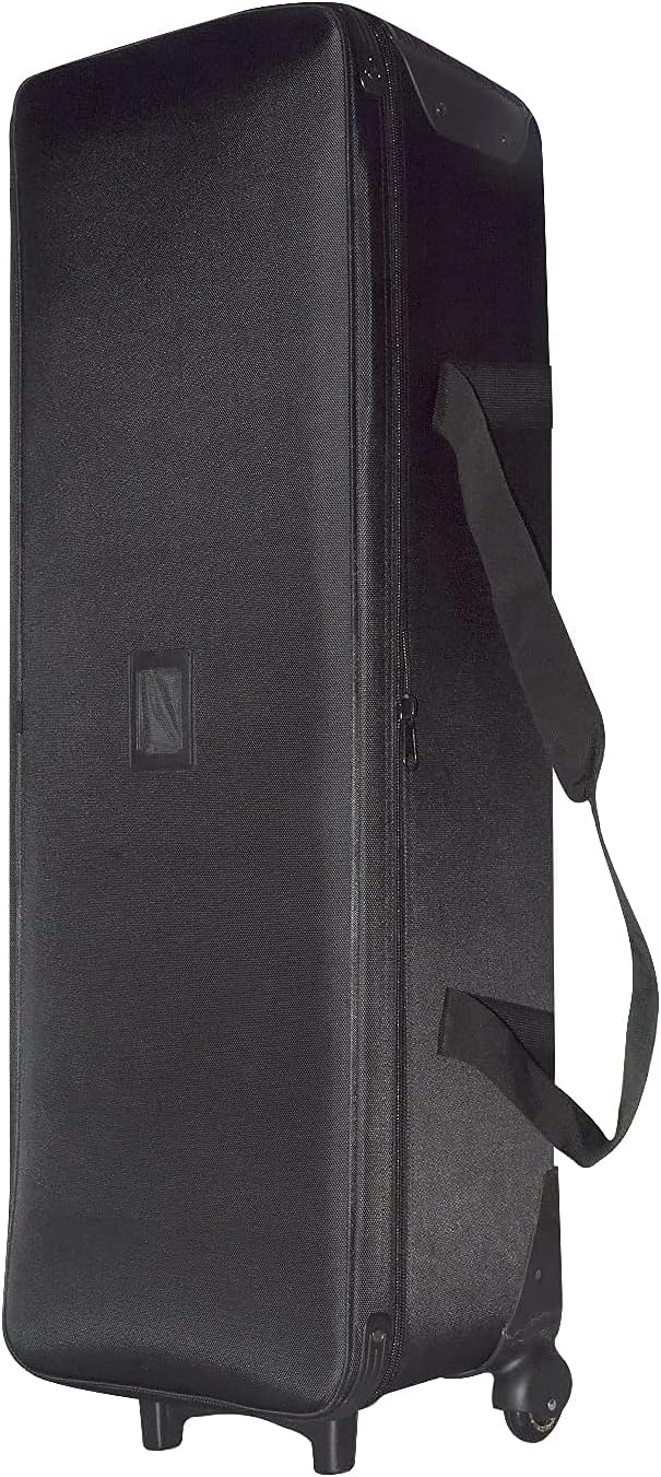 Camera Trolley Case with Straps Padded Compartment and Wheels 44x15x11.8 inches Q941