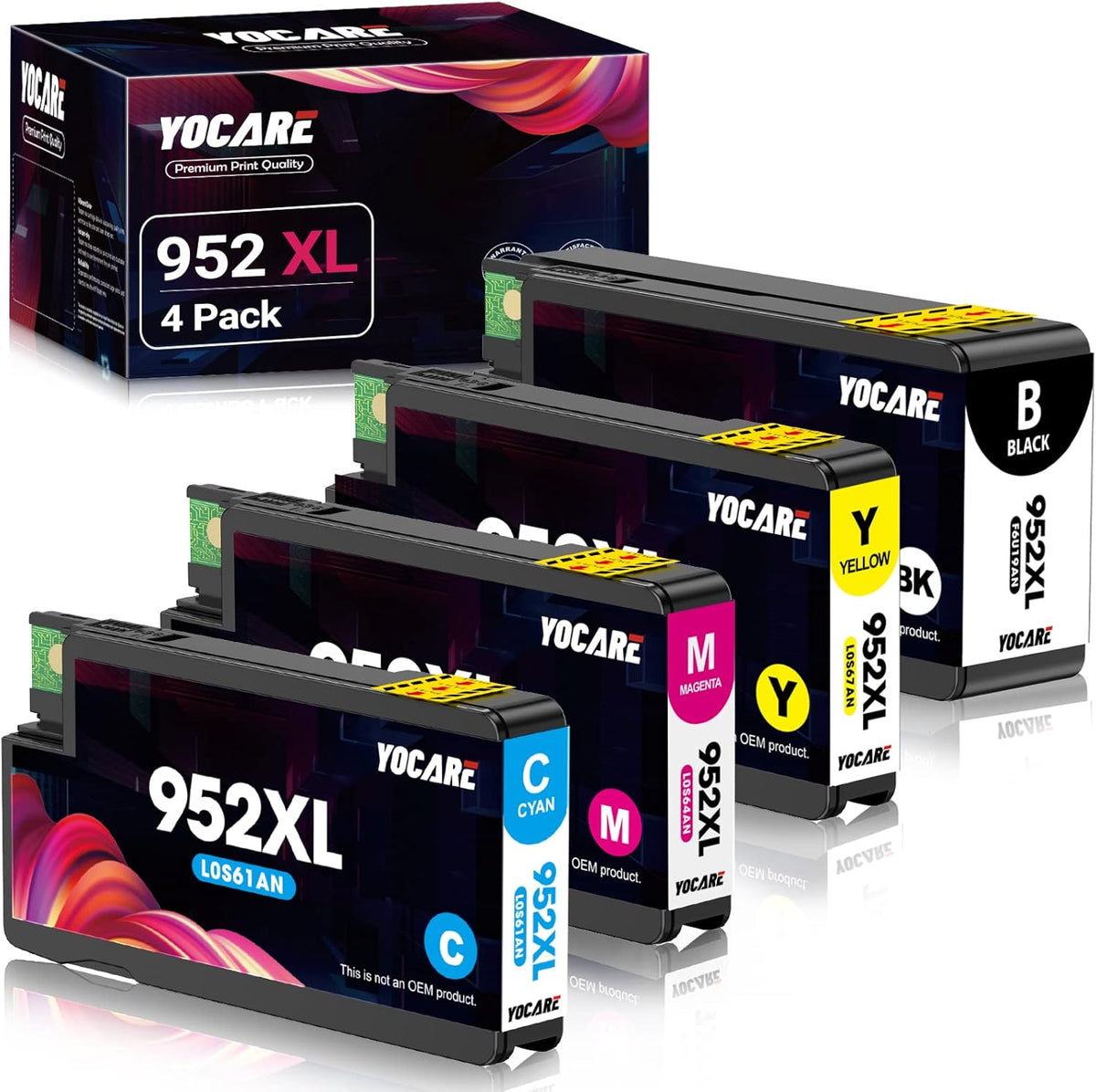 Ink Cartridges 4 Pack (1 Black, 1 Cyan, 1 Magenta, 1 Yellow) R871647