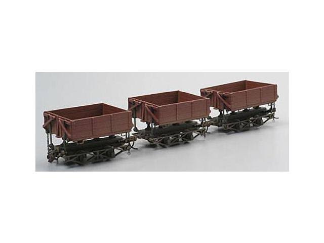 On30 Wood Side Dump Car, Red (3) P111