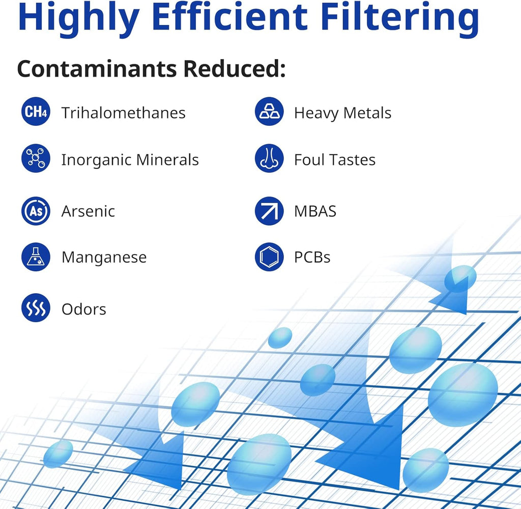 Water Filter Replacement Parts Compatible with Black BB9-2 Filters & PF-2 Fluoride Filters, Pack of 2 P5997