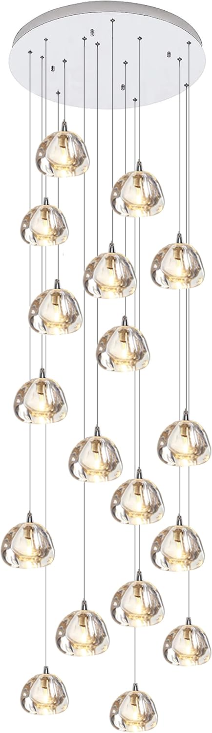 18 Lights Crystal Chandelier Pendant Light Fixture C22349