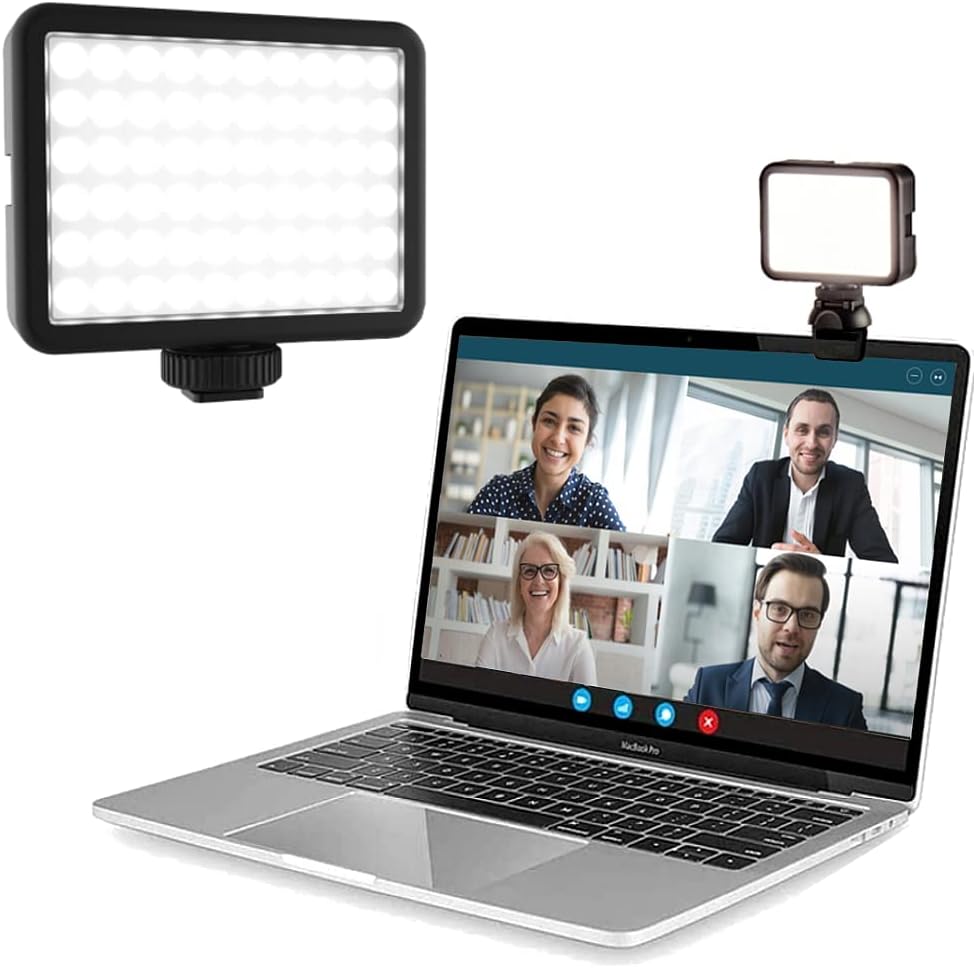 Ultralight LED Video Light Clip On Webcam Light Pack of 2 U113