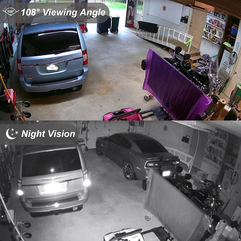 5MP PoE IP Dome Security Camera, 2.8mm Wide Angle, H.265 IP66 Waterproof Built-in Micphone/Audio R119