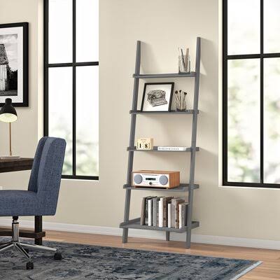 Gray Ladder Bookcase A687