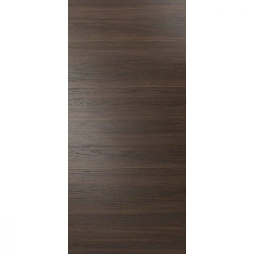 Chocolate Ash Solid Wood Flush Closet Door Slab X443431