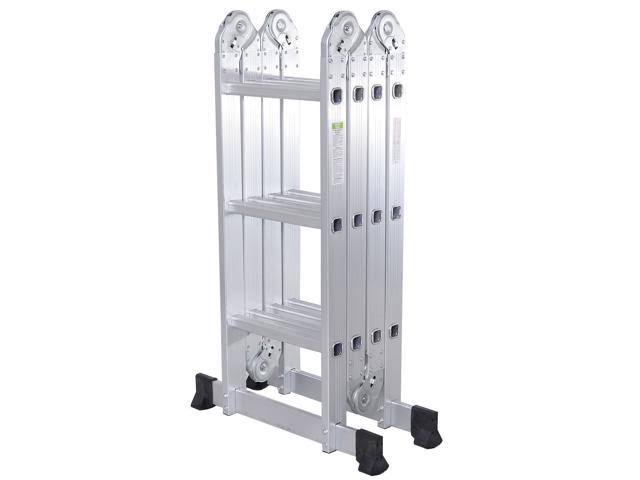 12.5 ft Aluminum Folding Scaffold Ladder R5008
