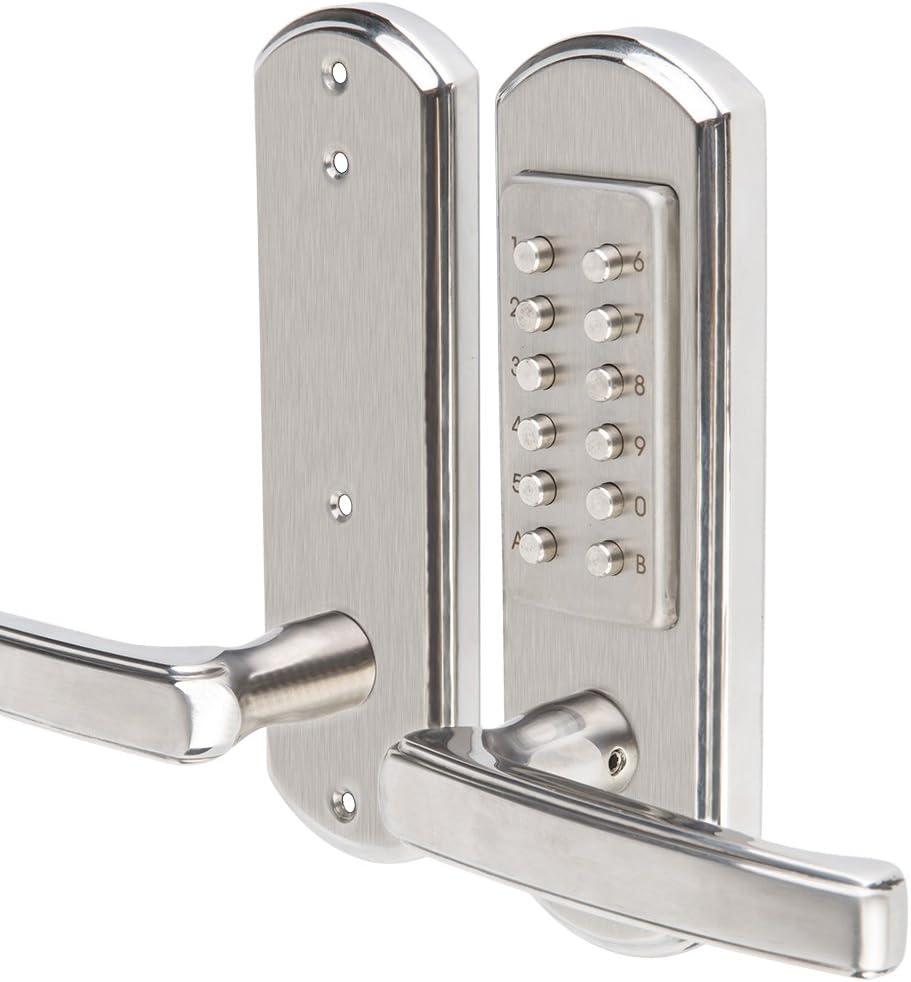 Keyless Mechanical Combination Door Lock Stainless Steel 304 B47495