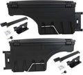 Truck Bed Wheel Well Storage Case Tool Box Black Lockable Storage Box Unit One Pair I3831