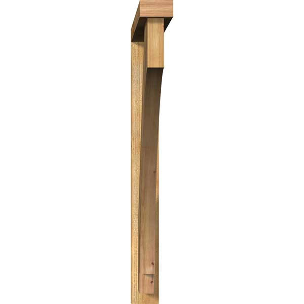 Imperial Block Rough Sawn Bracket with Offset Brace I981
