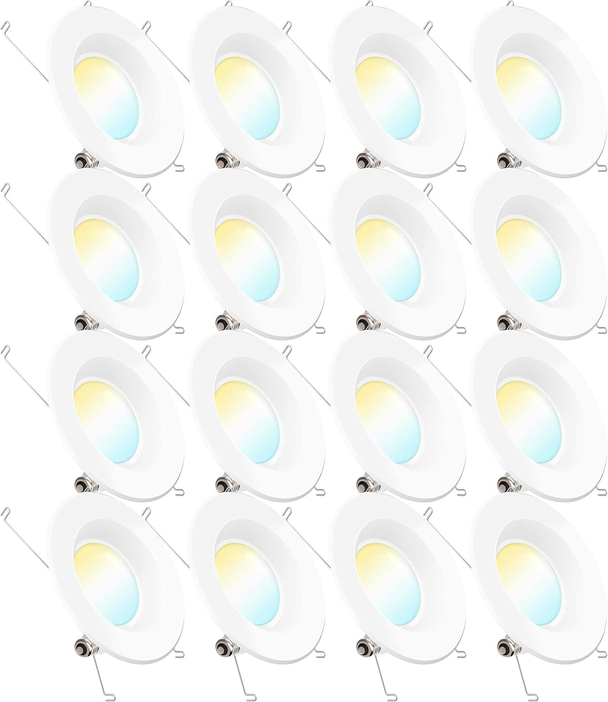 16 Pack 5/6 Inch LED Recessed Lighting Retrofit Conversion Kit G7831