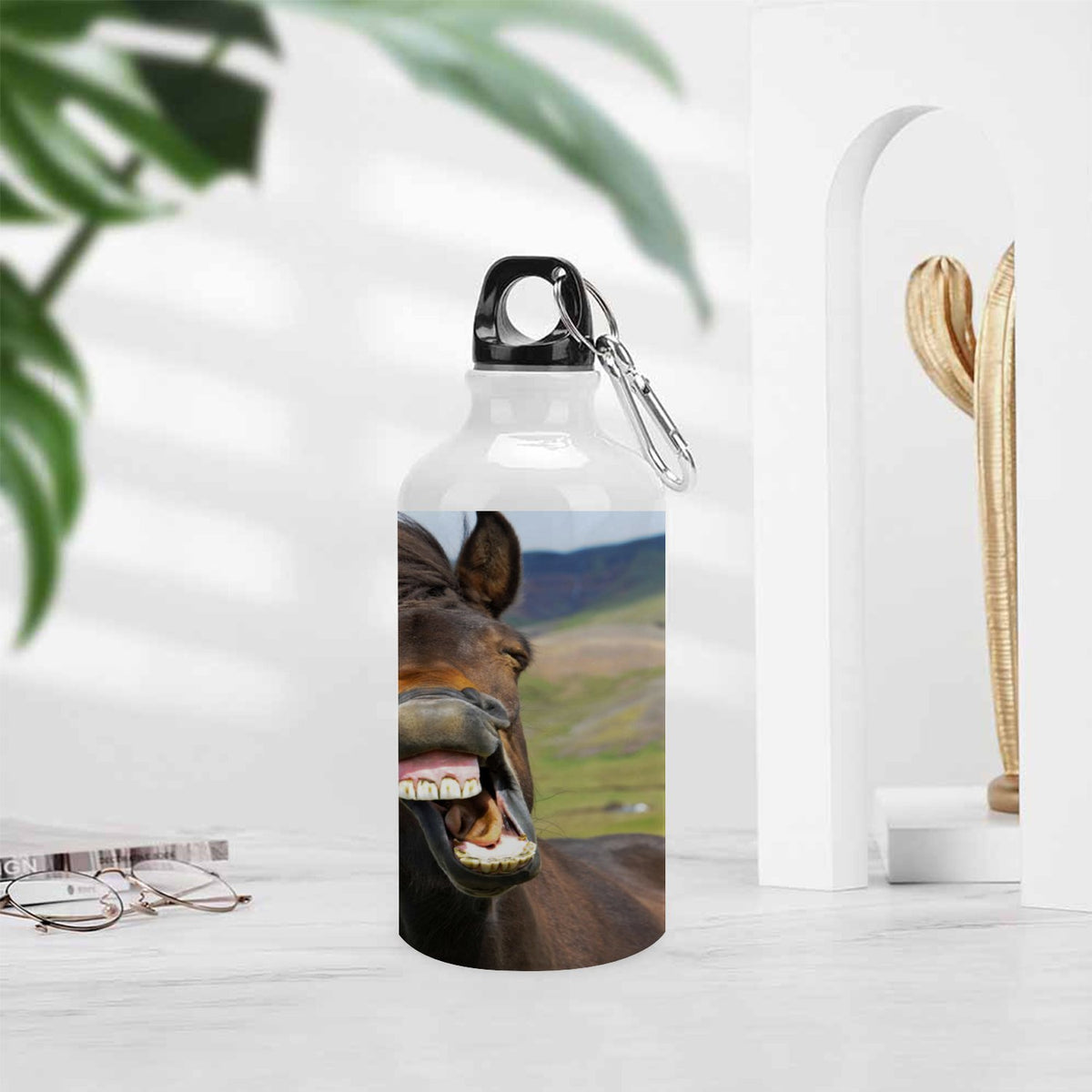 400ml Sport Aluminum Water Bottle with Twist Cap Y5356