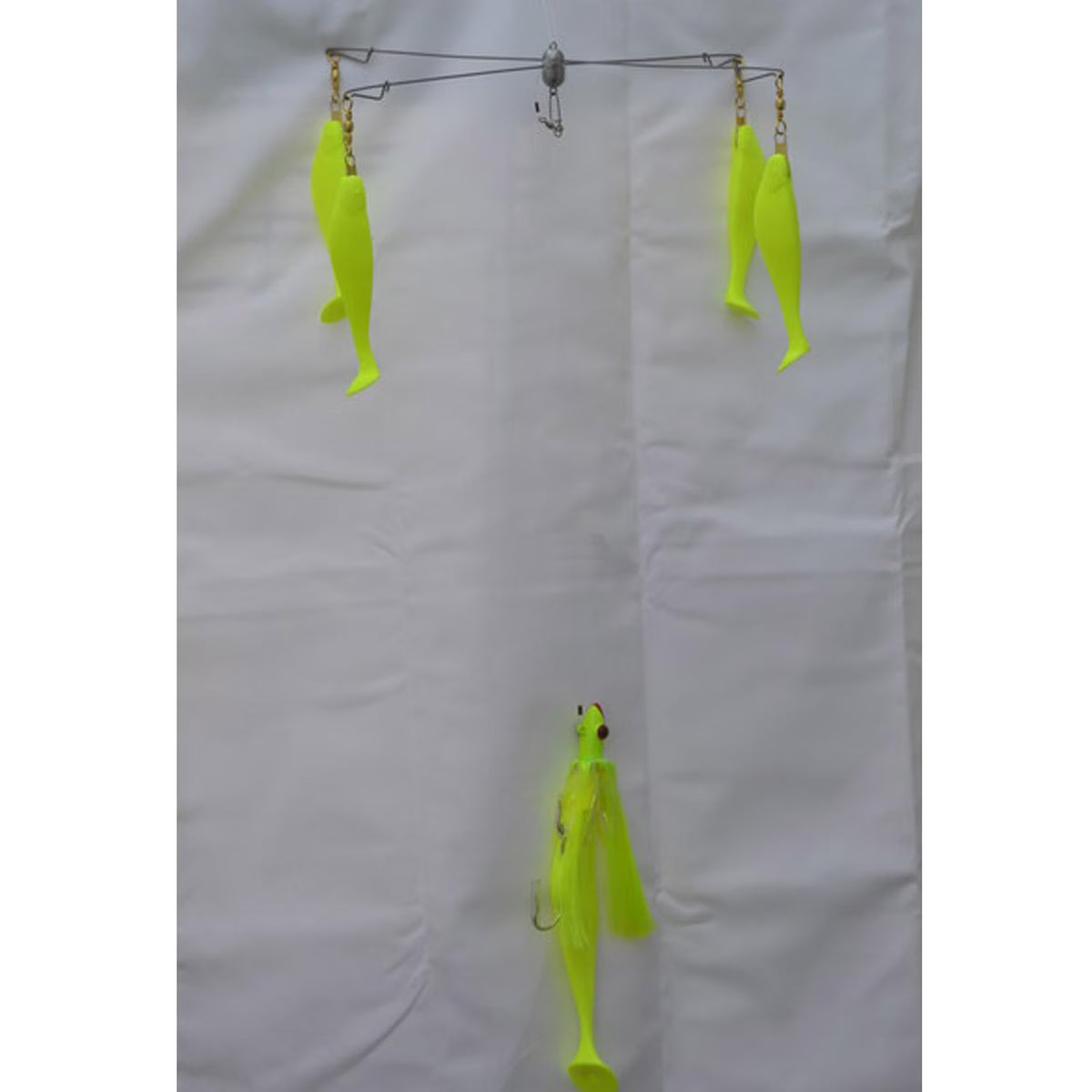 Chartreuse 4-Arm Umbrella with Parachute, 24", 4 oz K5013