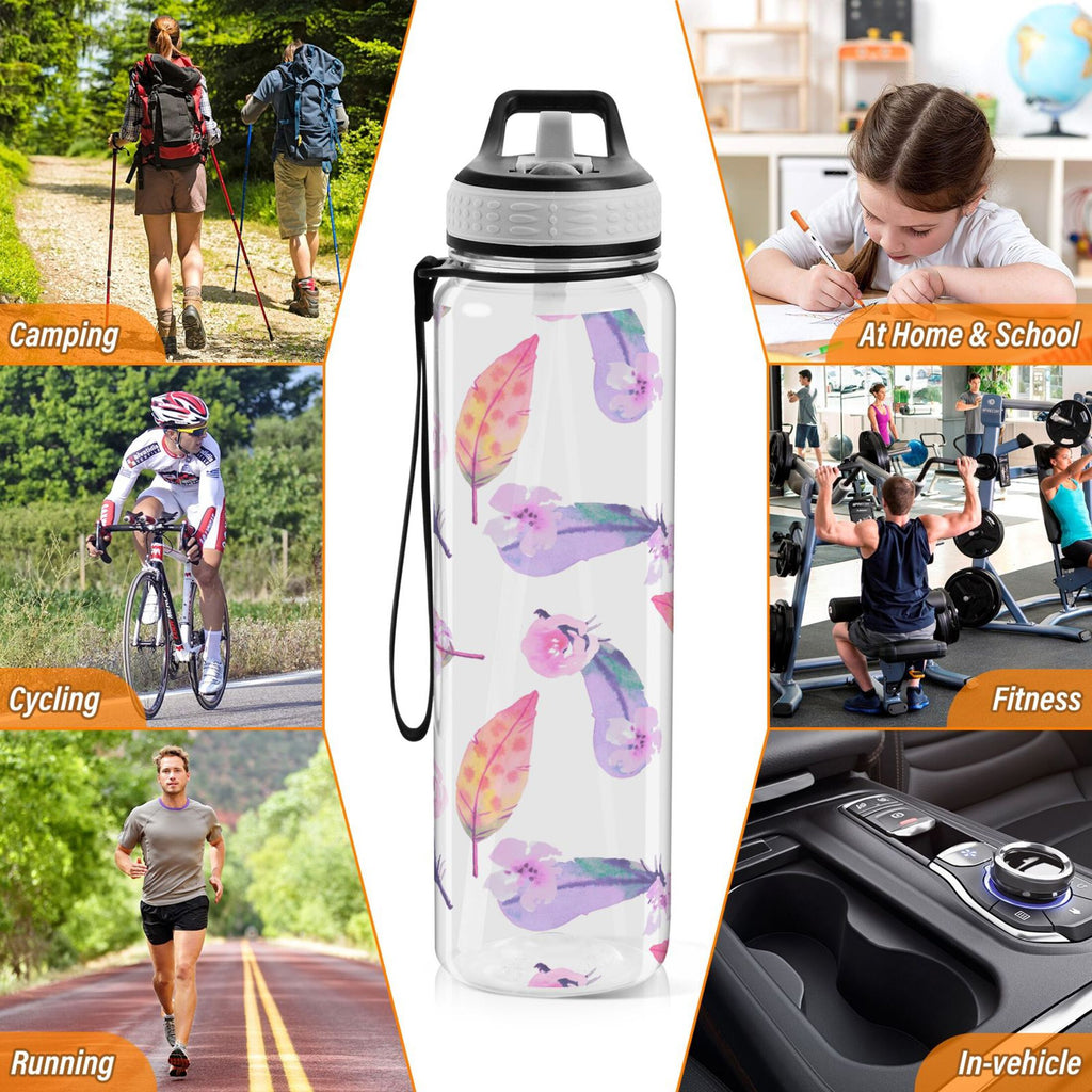 32oz Tritan Leakproof Water Bottle with Straw G728