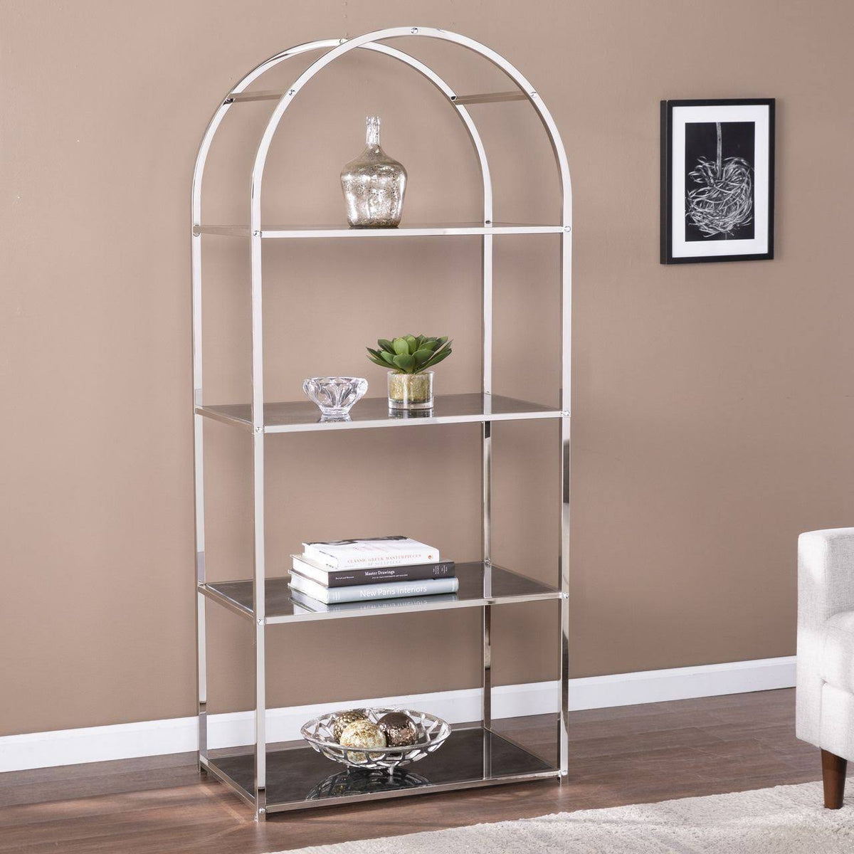 Steel Etagere Bookcase B486392