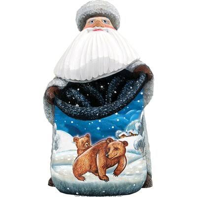 Hand-Painted Wood Carving U3851