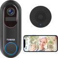Video Doorbell Camera, 1080P Wireless Home Security Camera with Chime, Night Vision P7160