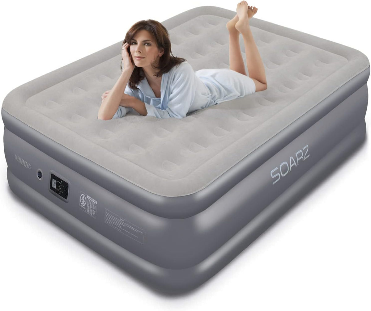 Queen Air Mattress with Built-in Pump Y17838