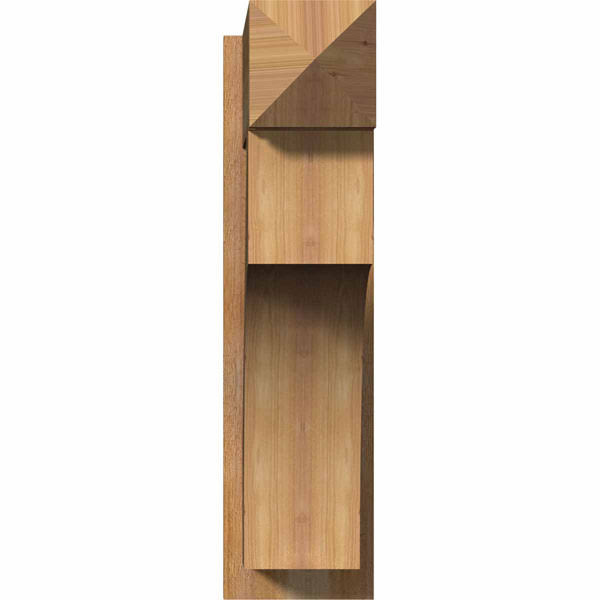 8x22W x 26x22D x 30x22H Western Red Cedar Arts and Crafts Outlooker Y7081