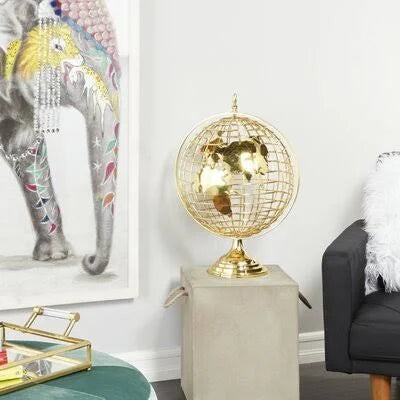 Metal Rotating Globe J773