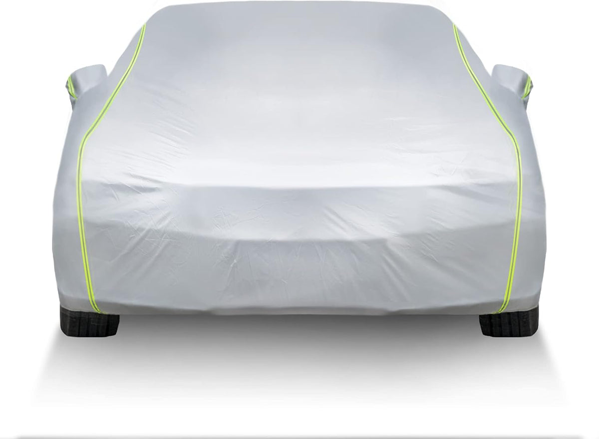 Waterproof All Weather Full Exterior Car Cover with Zipper Q3555