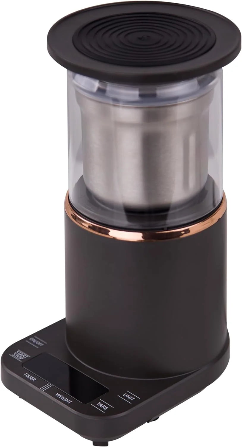 Electric Coffee Grinder with Weighing and Timing Q888