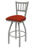 Graph Poppy Seat 30-Inch Swivel Bar Stool N3779