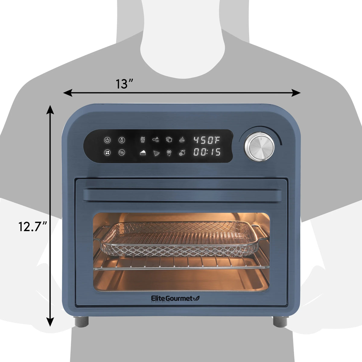 Slate Blue 10 L Air Fryer Oven U58958